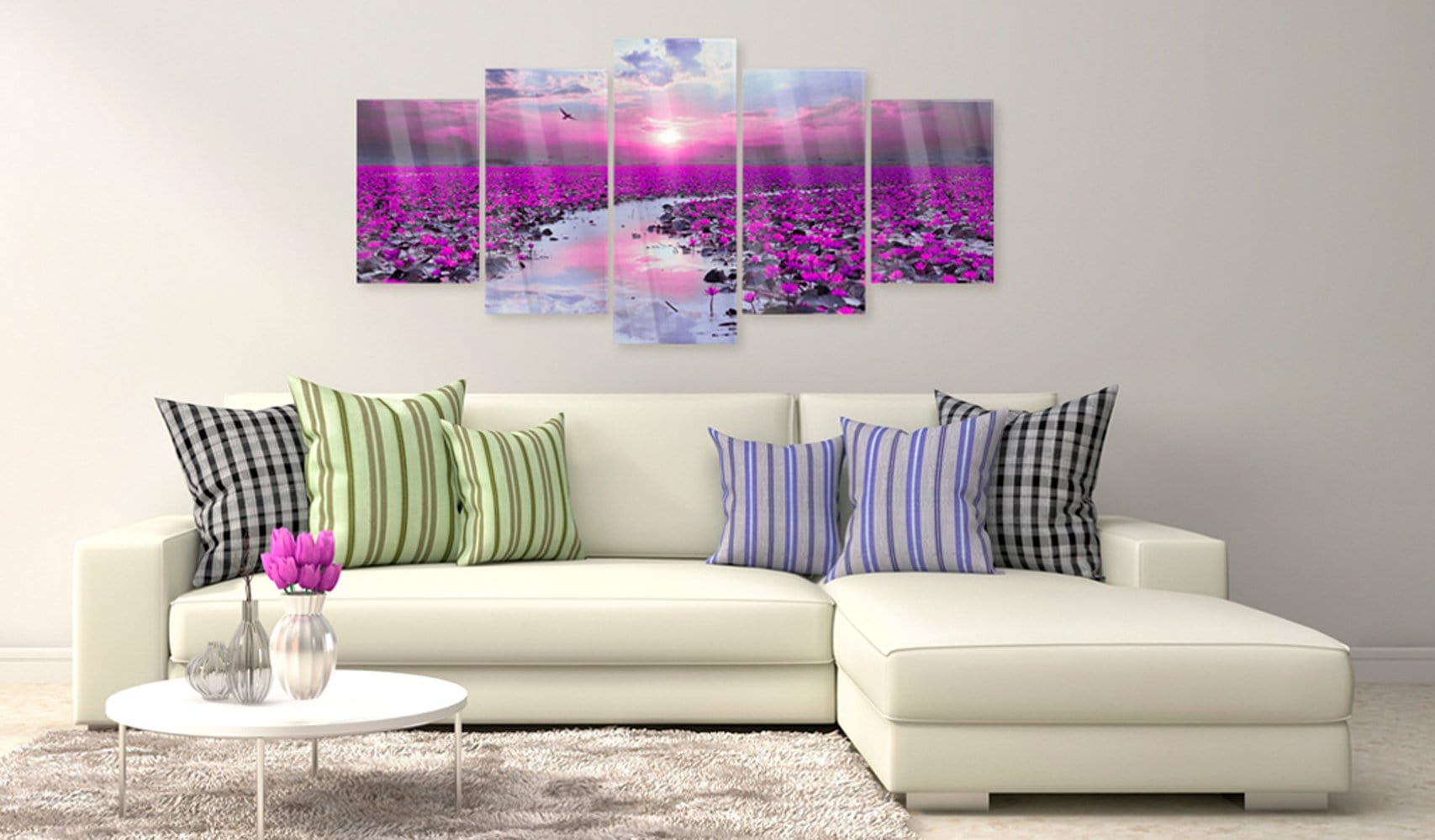 Glezna ar akrila stiklu - Burvju upe Home trends
