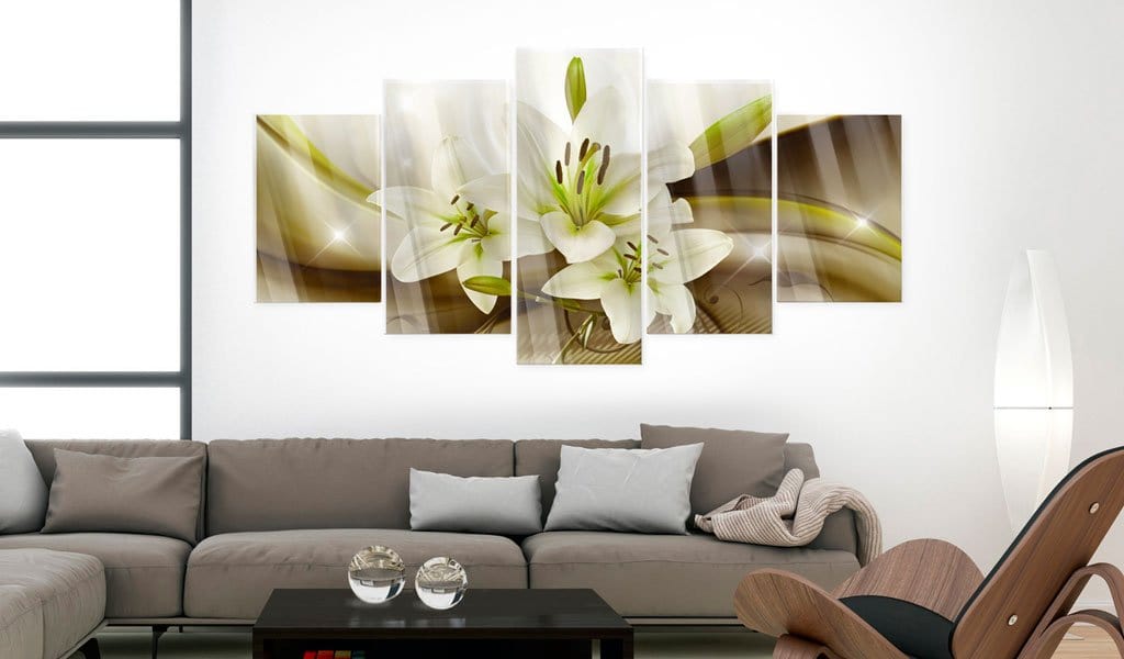 Glezna ar akrila stiklu - Mūsdienu lilija Home trends
