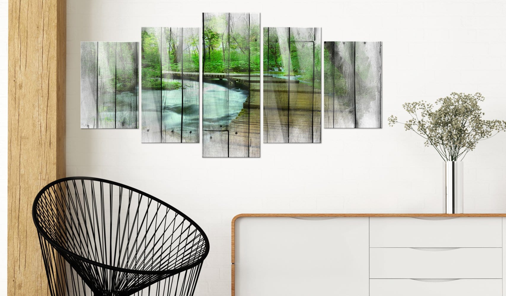 Glezna ar akrila stiklu - Noslēpumu mežs Home trends
