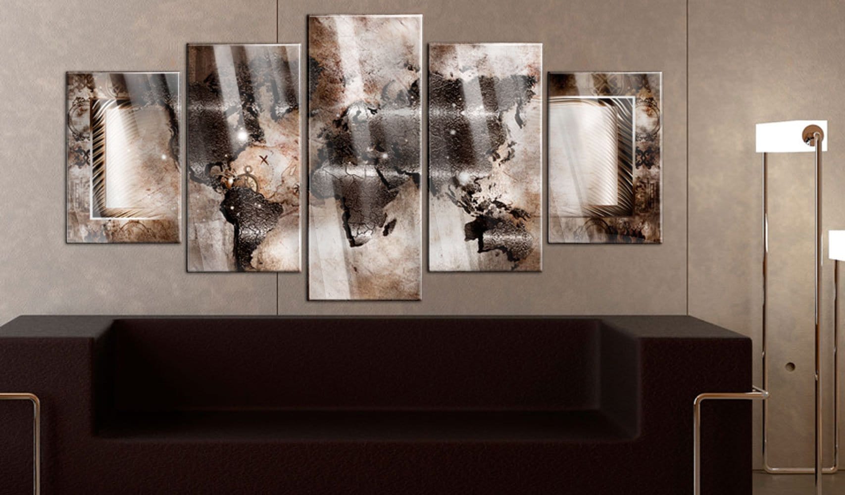 Glezna ar akrila stiklu - Platīna karte Home trends