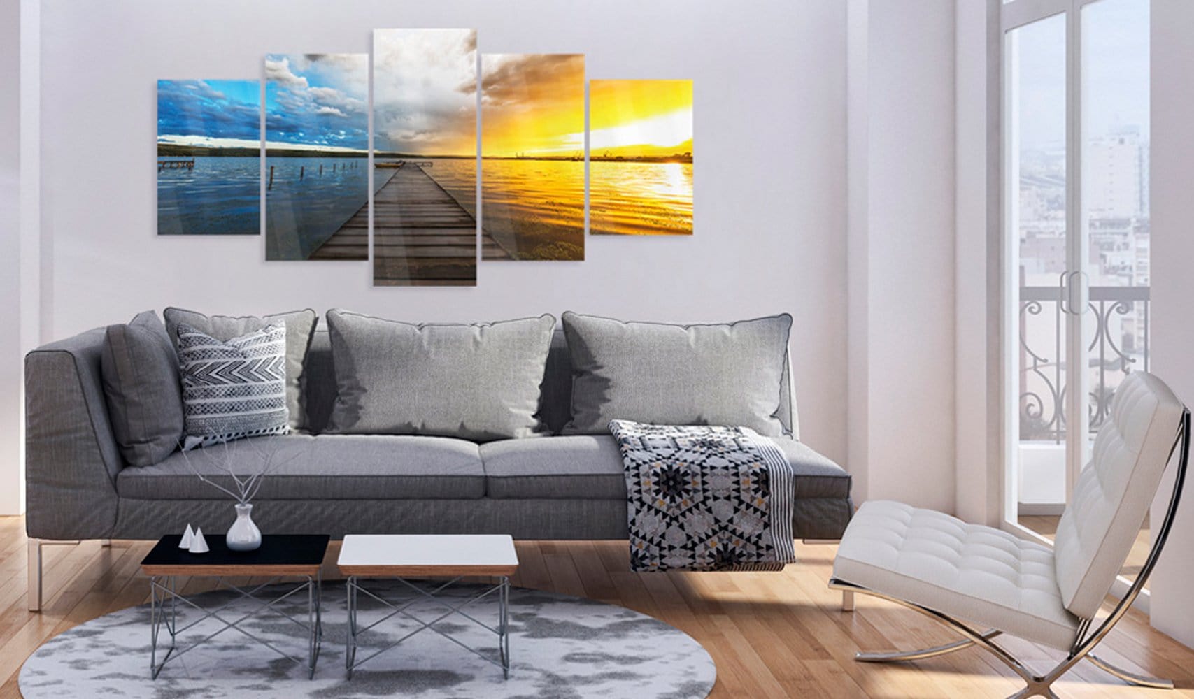 Glezna ar akrila stiklu - Sapņu ezers Home trends