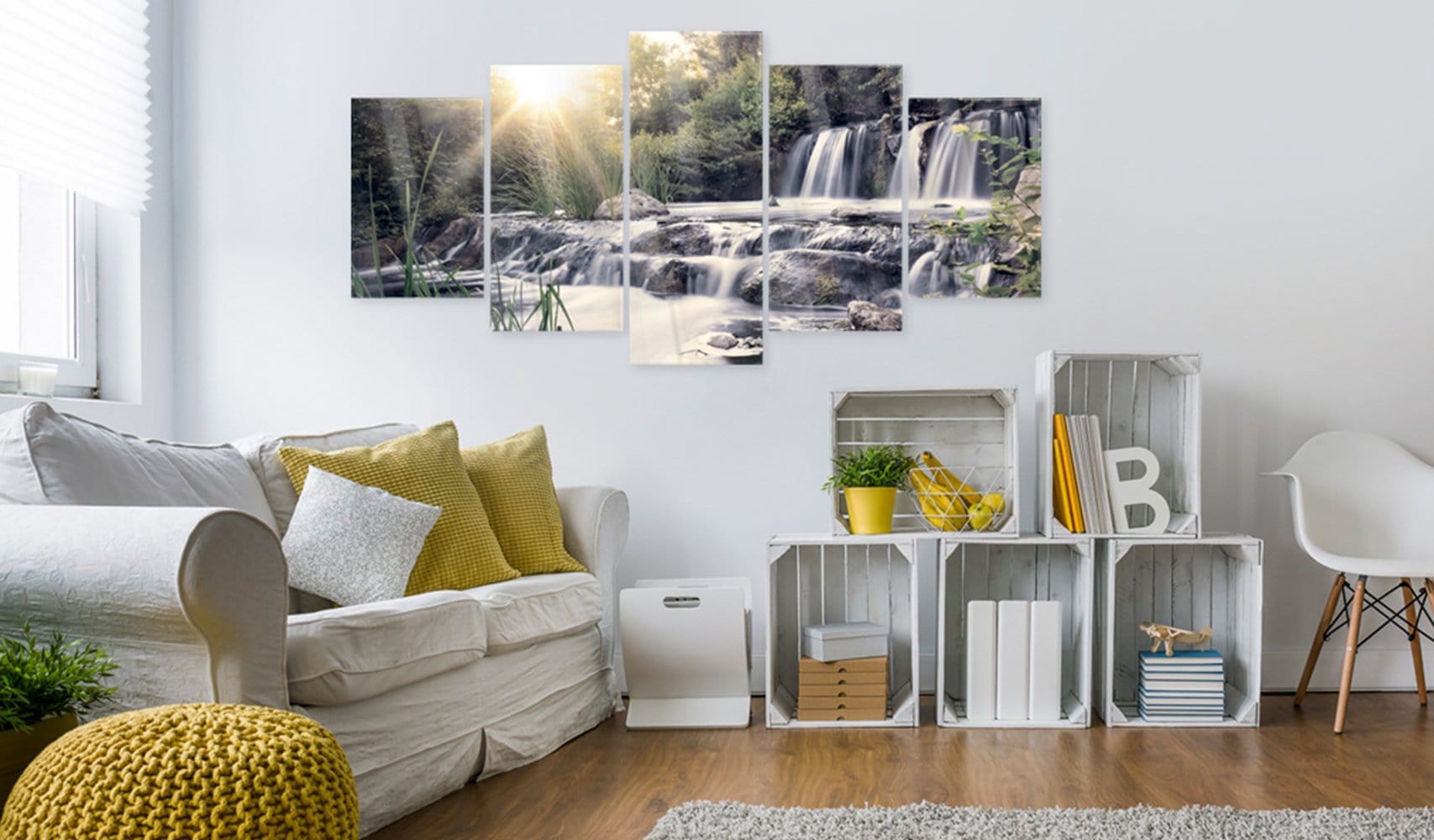 Glezna ar akrila stiklu - Sapņu ūdenskritums Home trends