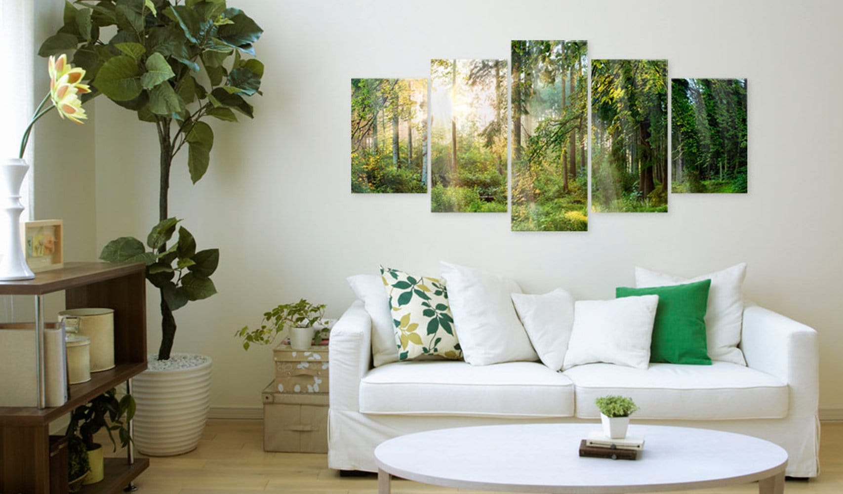Glezna ar akrila stiklu - Zaļā svētvieta Home trends