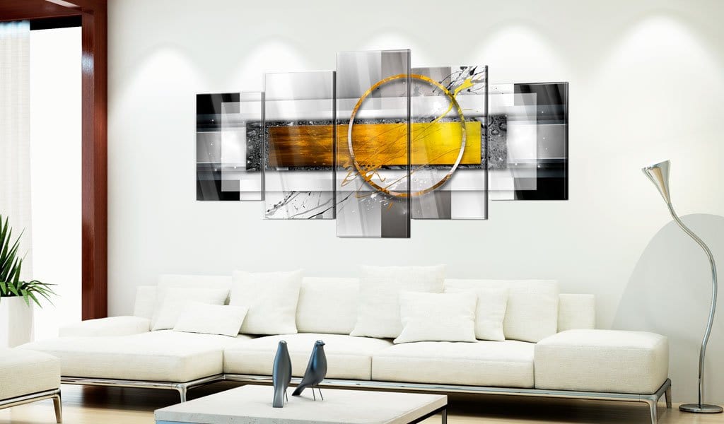 Glezna ar akrila stiklu - Zelta šāviens Home trends