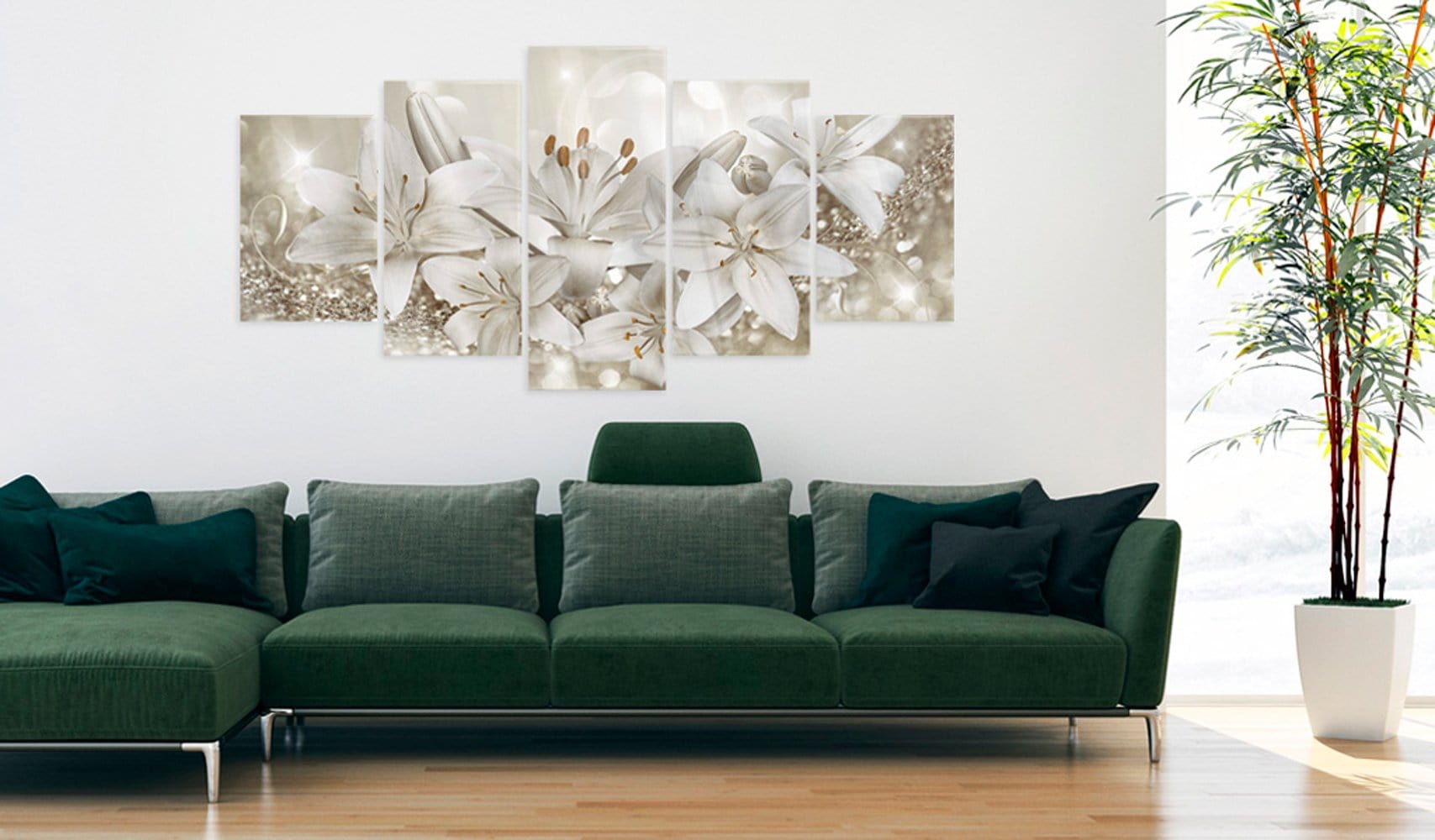 Glezna ar akrila stiklu - Ziemas karaliene Home trends