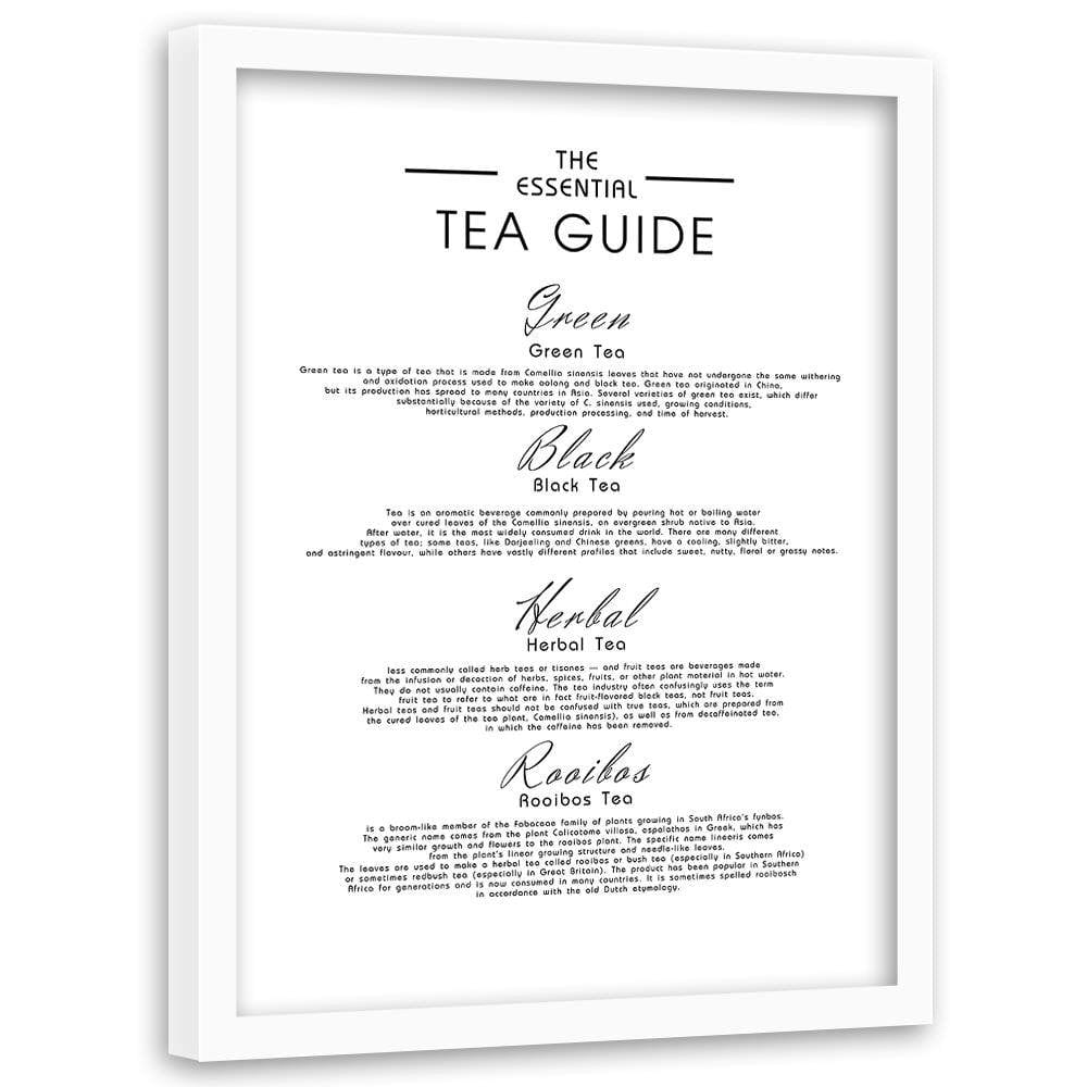 Glezna baltā rāmī - A Guide To Tea Home Trends DECO
