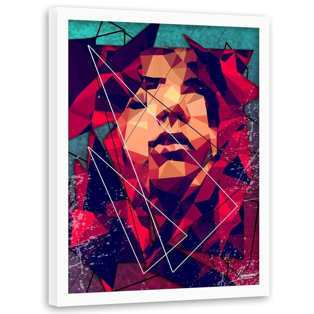 Glezna baltā rāmī - A Woman's Face Home Trends DECO