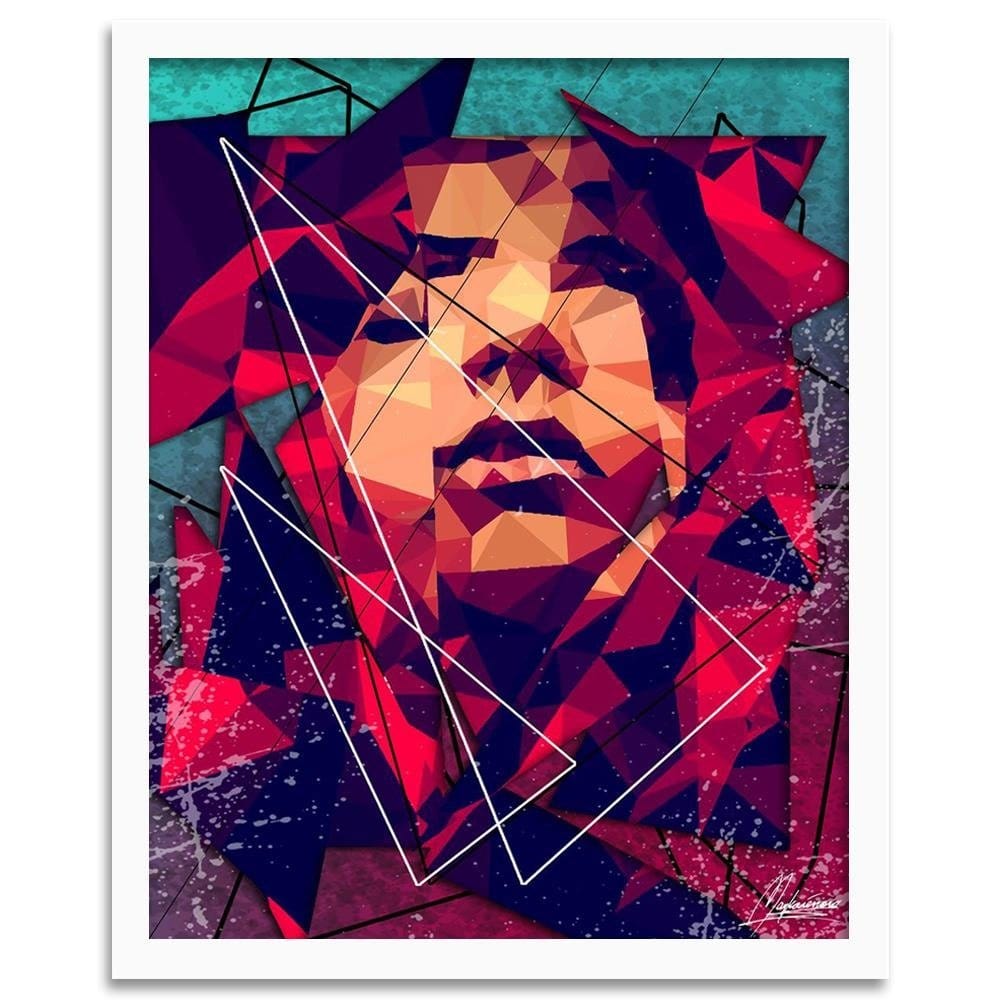 Glezna baltā rāmī - A Woman's Face Home Trends DECO