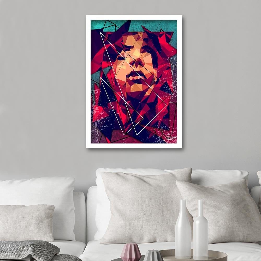 Glezna baltā rāmī - A Woman's Face Home Trends DECO