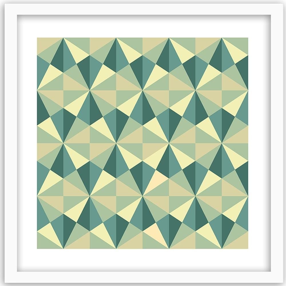 Glezna baltā rāmī - Abstract Forms 1 Home Trends DECO