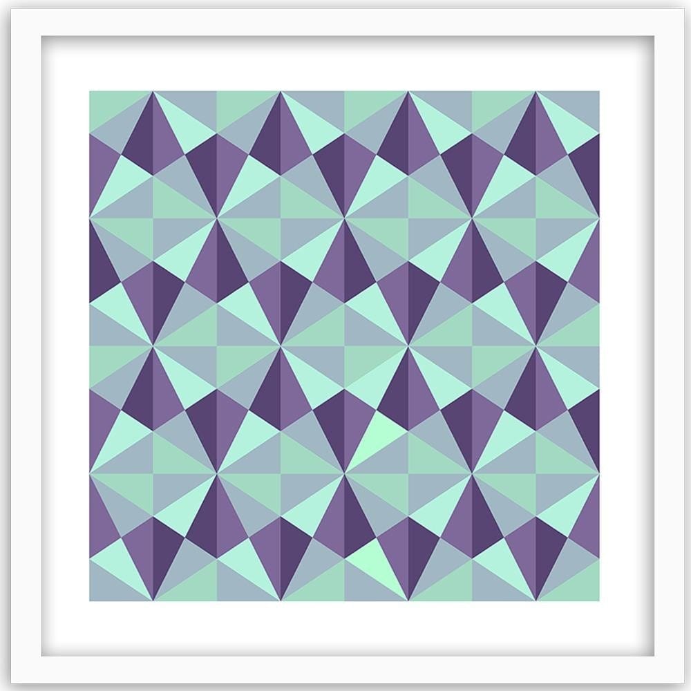 Glezna baltā rāmī - Abstract Forms 3 Home Trends DECO