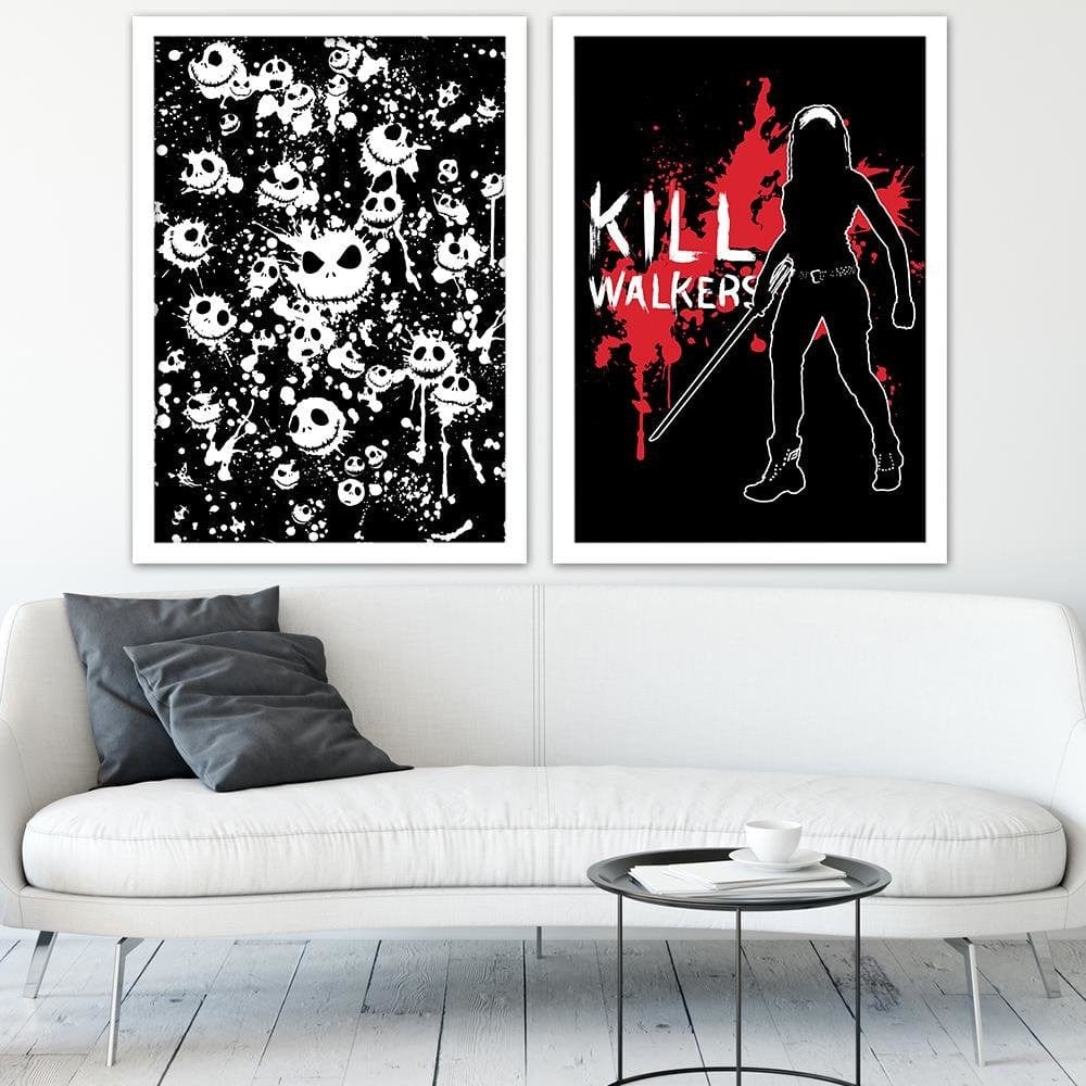 Glezna baltā rāmī - Abstract Home Trends DECO