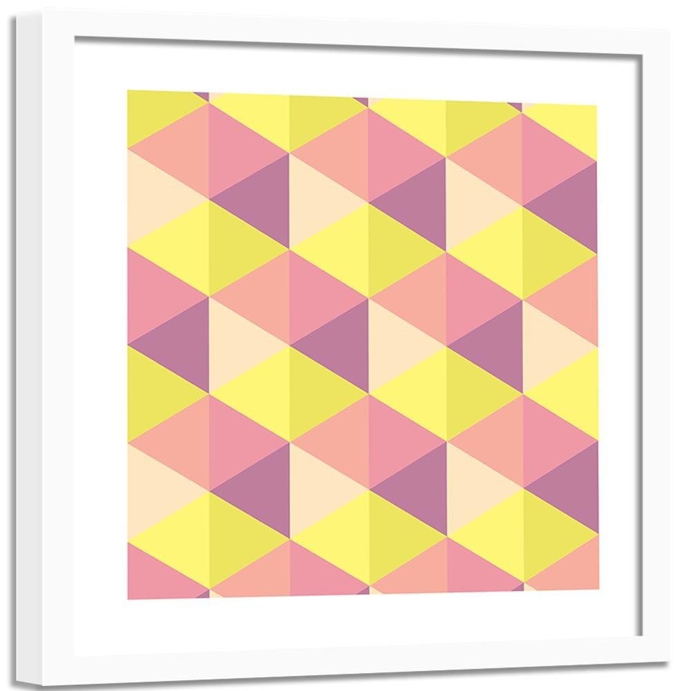 Glezna baltā rāmī - Abstract Pattern 6 Home Trends DECO