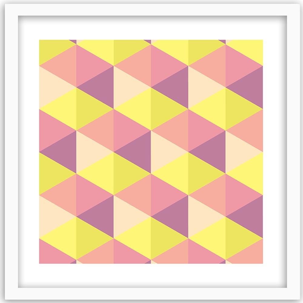 Glezna baltā rāmī - Abstract Pattern 6 Home Trends DECO