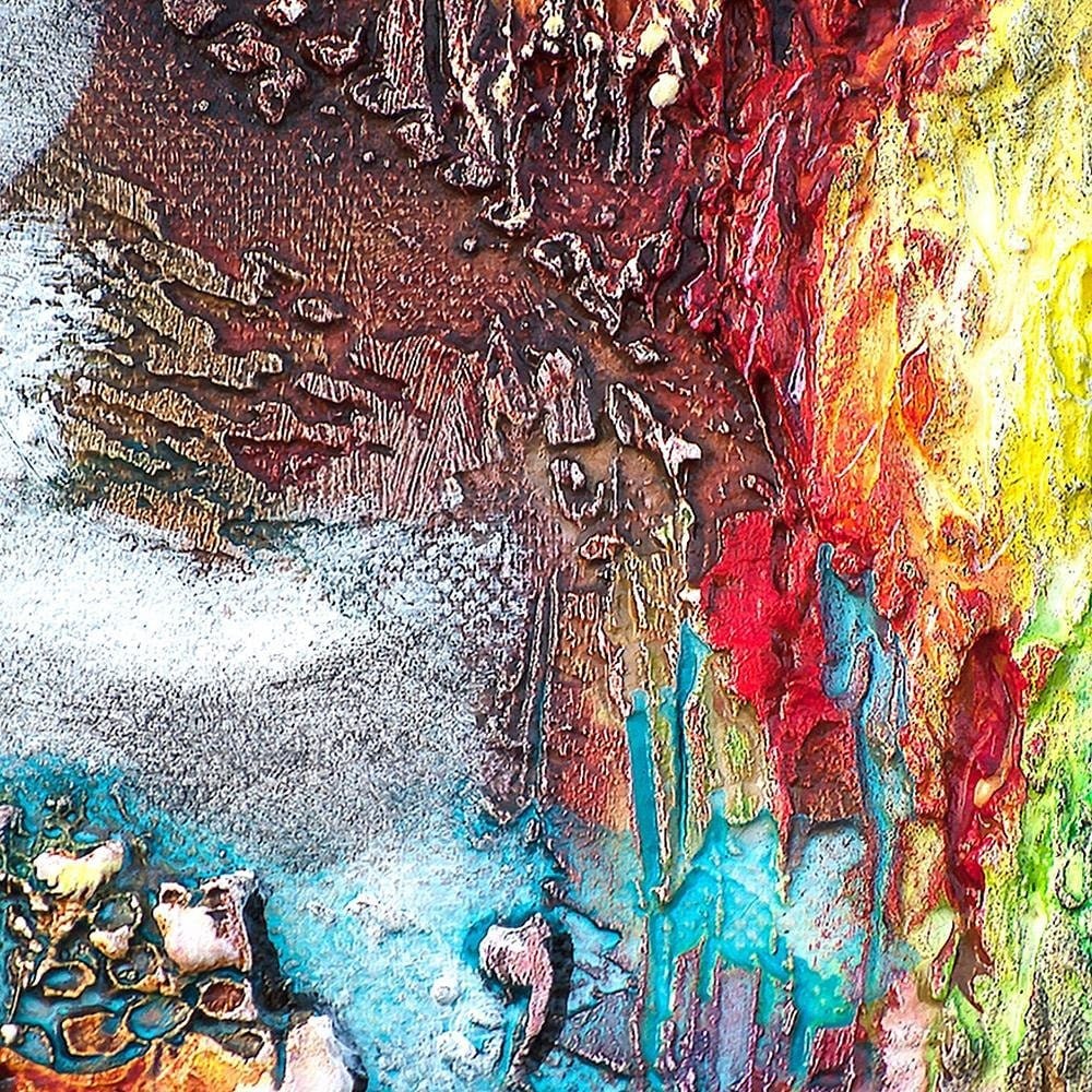 Glezna baltā rāmī - Abstraction In Color  Home Trends DECO