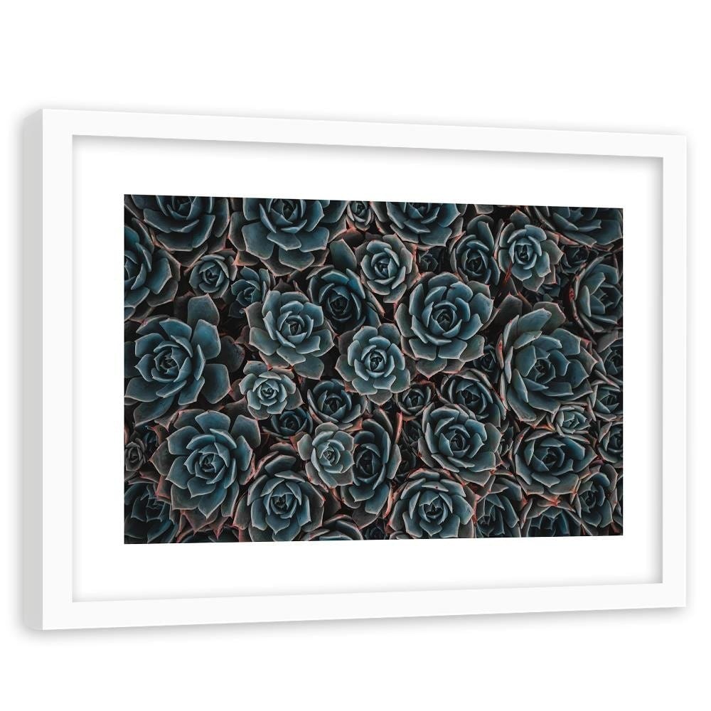 Glezna baltā rāmī - Agave Mexican Home Trends DECO
