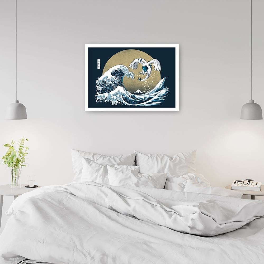 Glezna baltā rāmī - Anime Fan Art Home Trends DECO