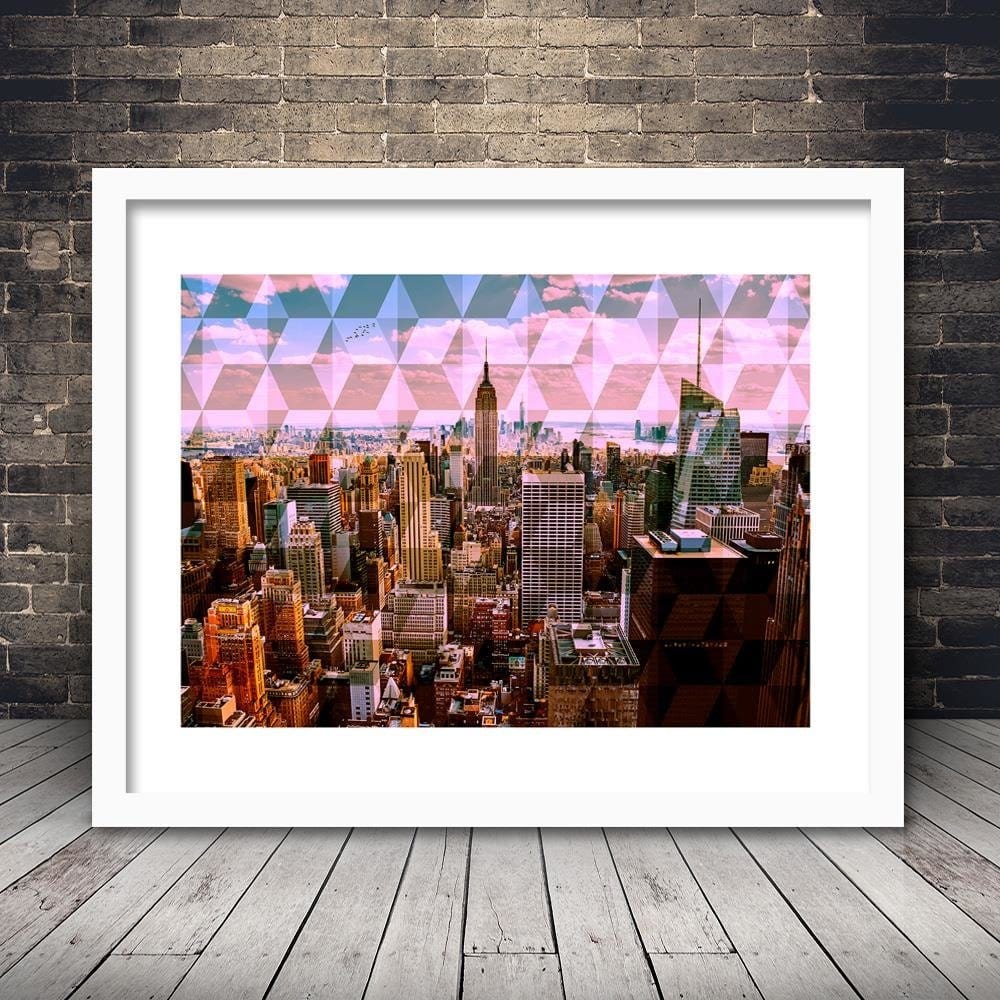 Glezna baltā rāmī - Architecture City 2 Home Trends DECO