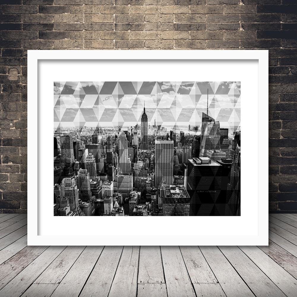 Glezna baltā rāmī - Architecture City 3 Home Trends DECO