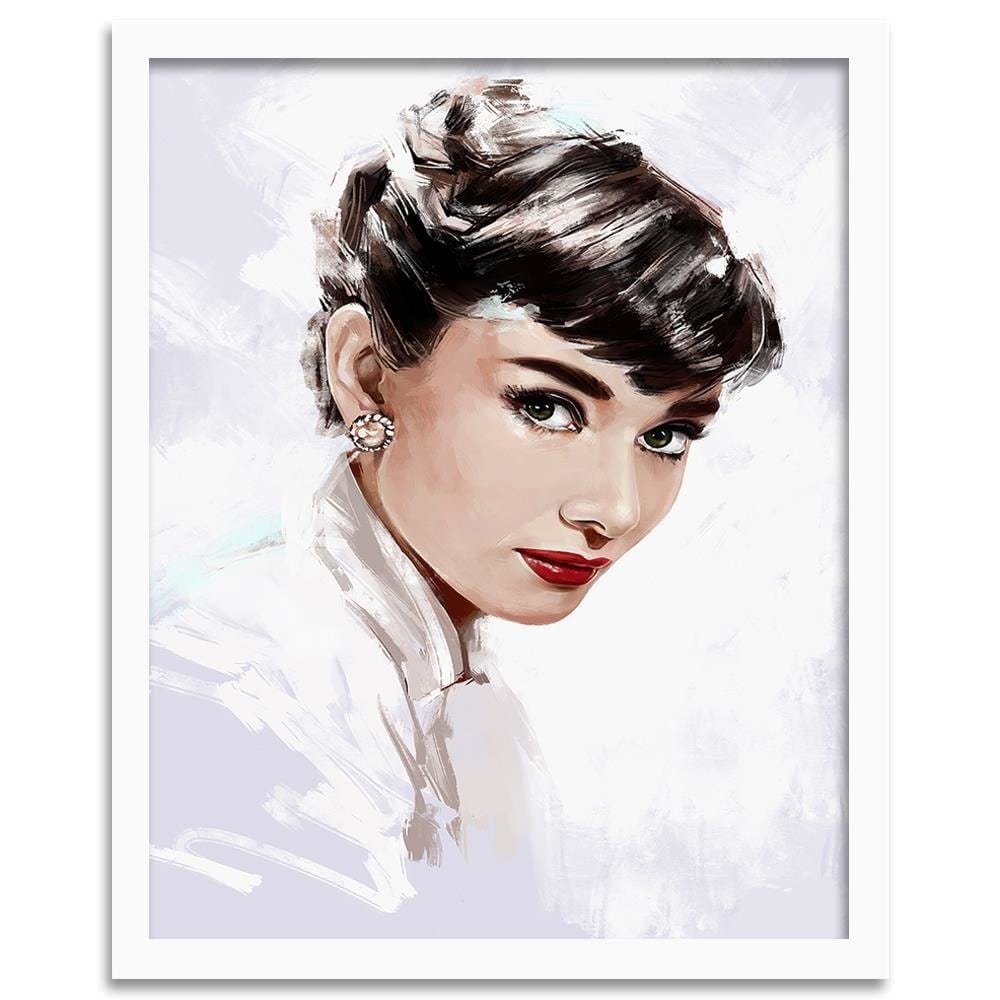 Glezna baltā rāmī - Audrey Home Trends DECO