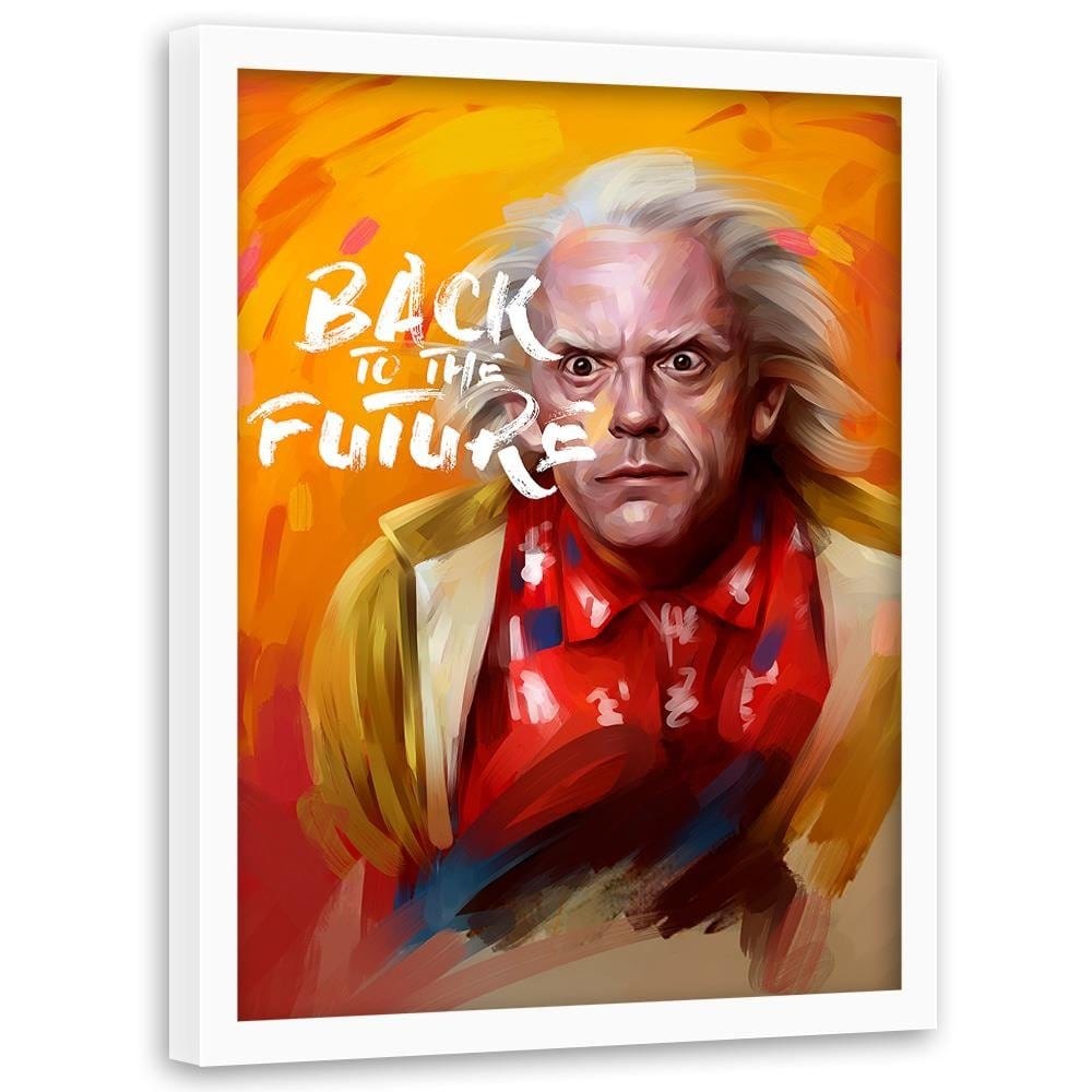 Glezna baltā rāmī - Back To The Future 1 Home Trends DECO