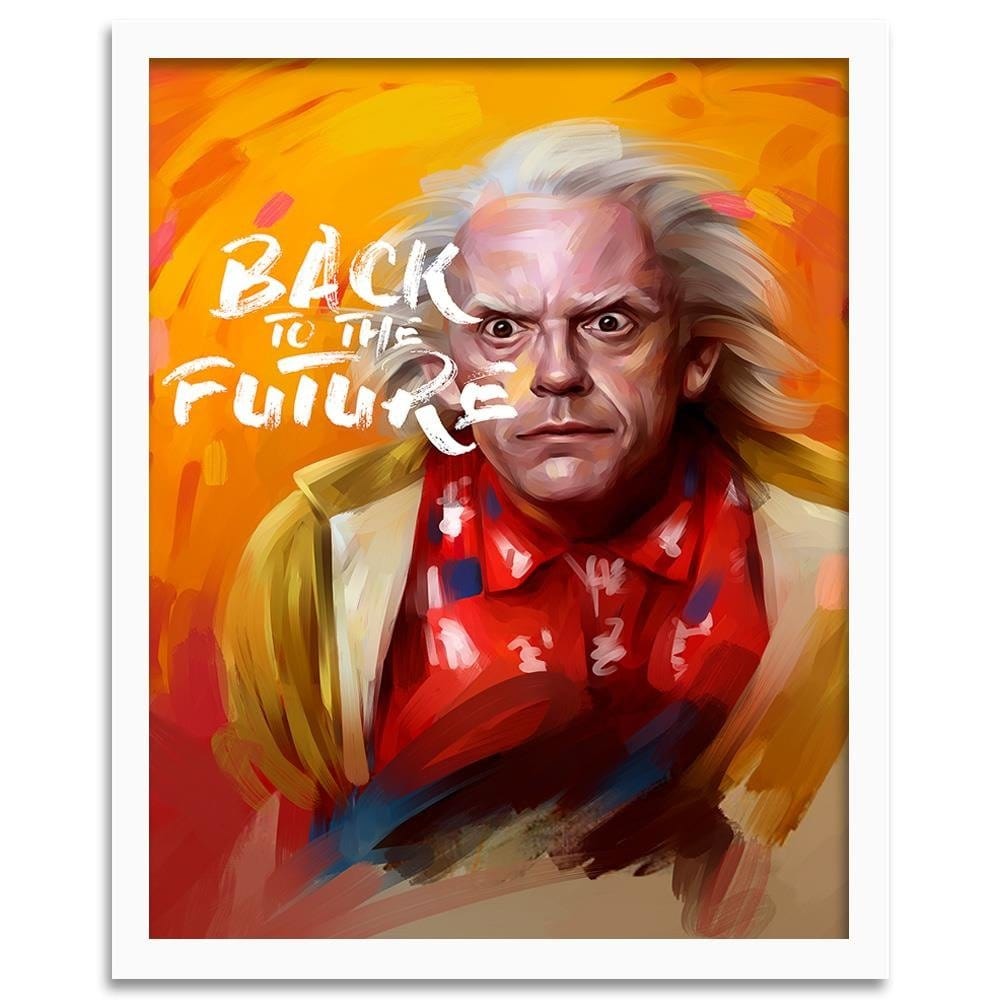 Glezna baltā rāmī - Back To The Future 1 Home Trends DECO