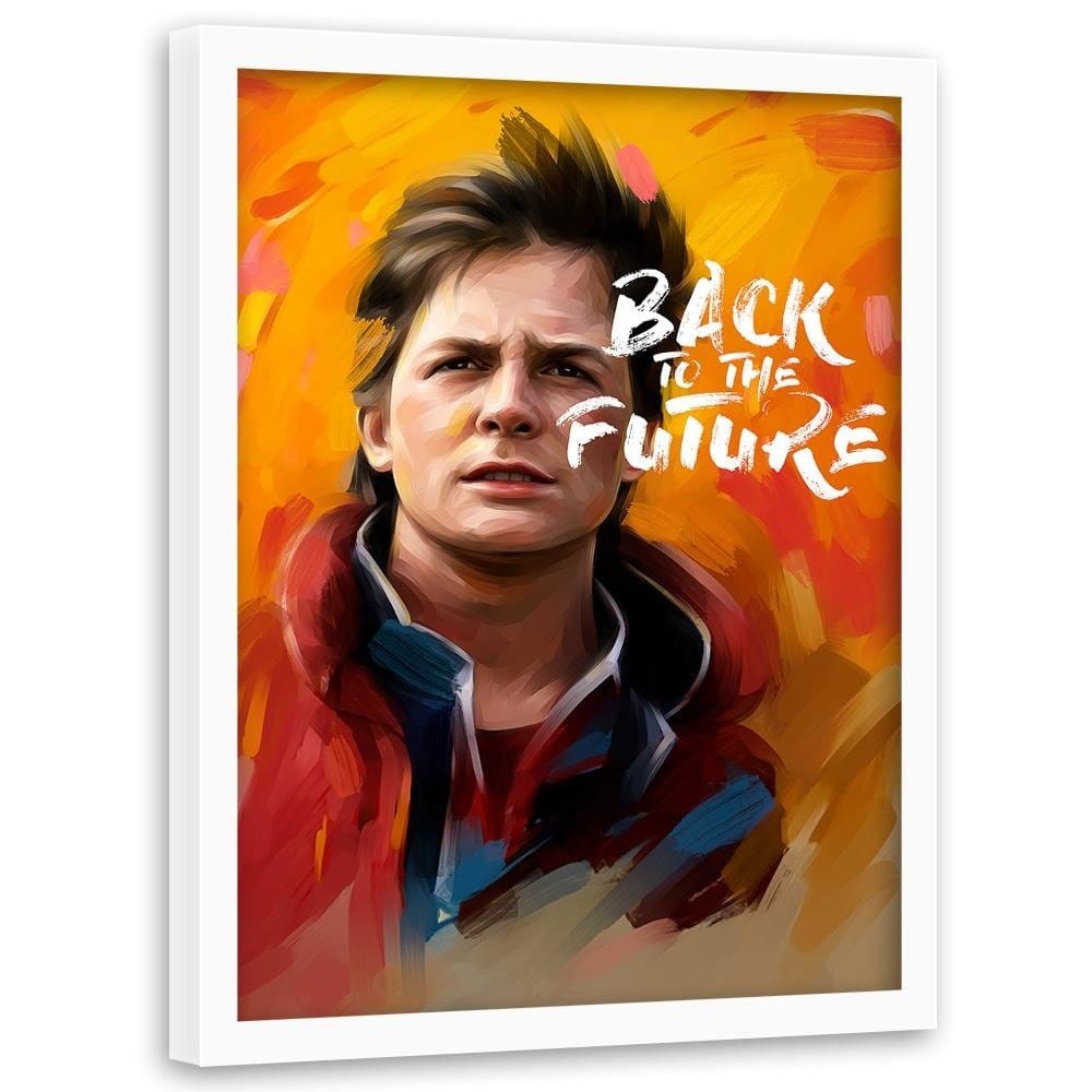 Glezna baltā rāmī - Back To The Future 2 Home Trends DECO