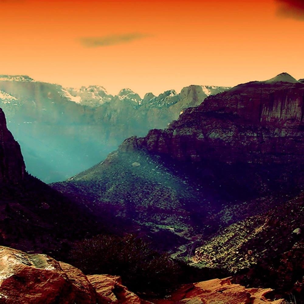 Glezna baltā rāmī - Between The Rocks 3 Home Trends DECO