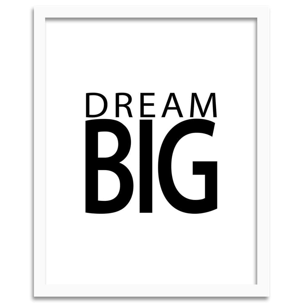 Glezna baltā rāmī - Big Dreams Home Trends DECO