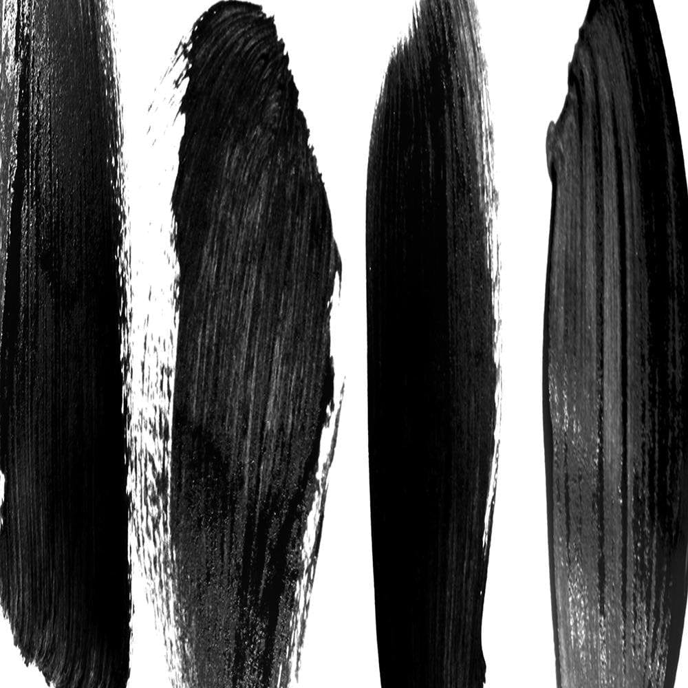 Glezna baltā rāmī - Black Stripes Home Trends DECO