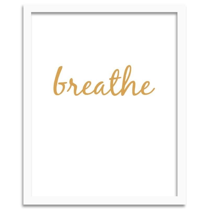 Glezna baltā rāmī - Breathe 5 Home Trends DECO