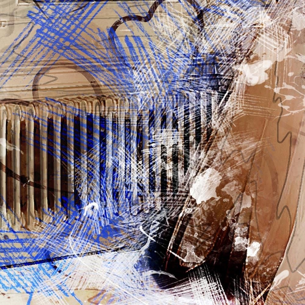 Glezna baltā rāmī - Bride Abstraction Home Trends DECO