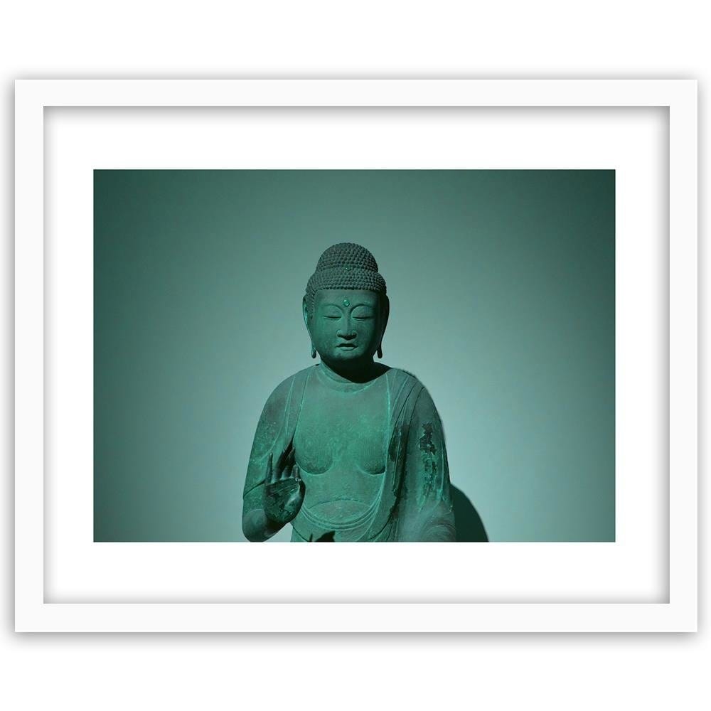 Glezna baltā rāmī - Buddha In The Shade Home Trends DECO