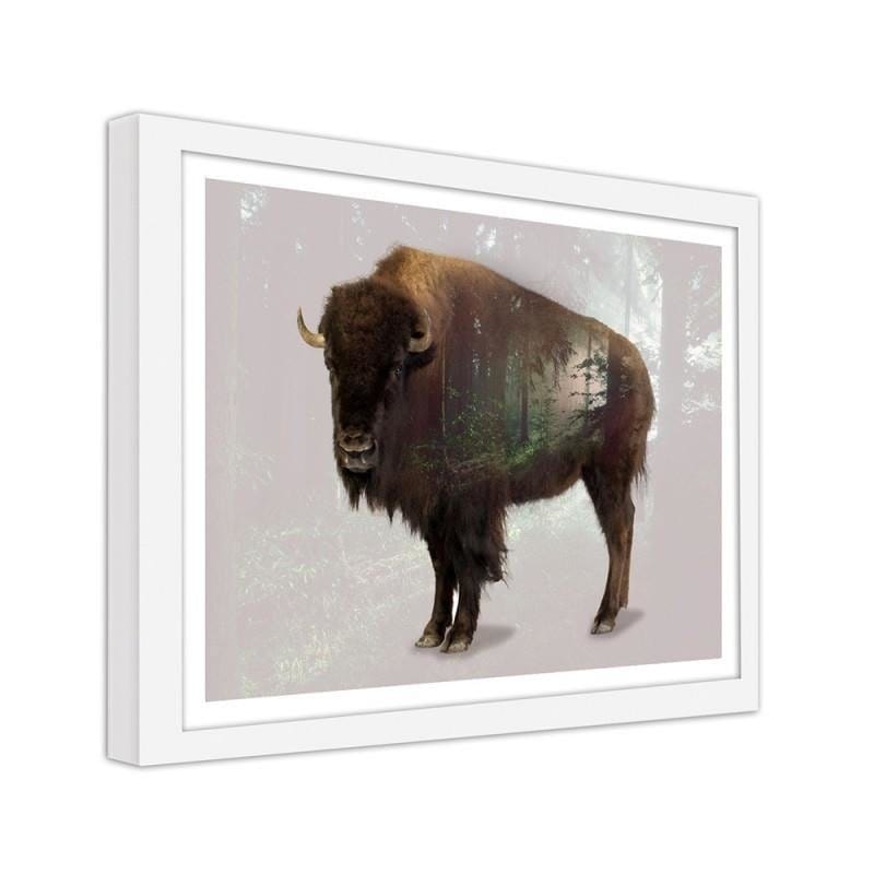 Glezna baltā rāmī - Buffalo Home Trends DECO