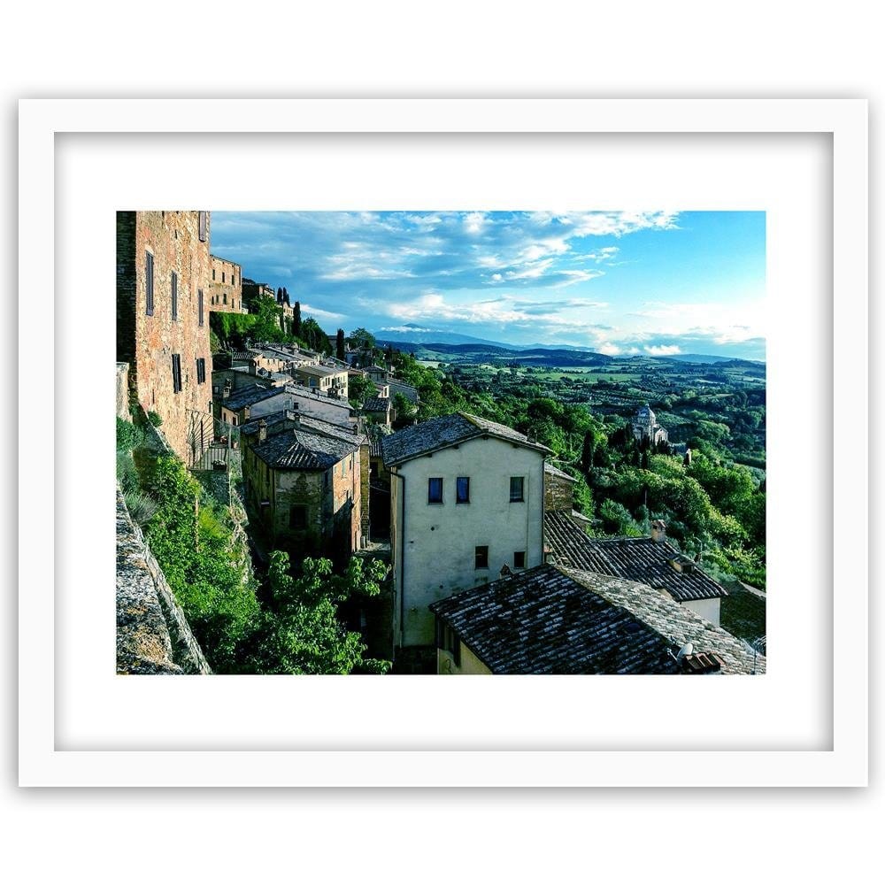 Glezna baltā rāmī - Buildings In Tuscany 4 Home Trends DECO
