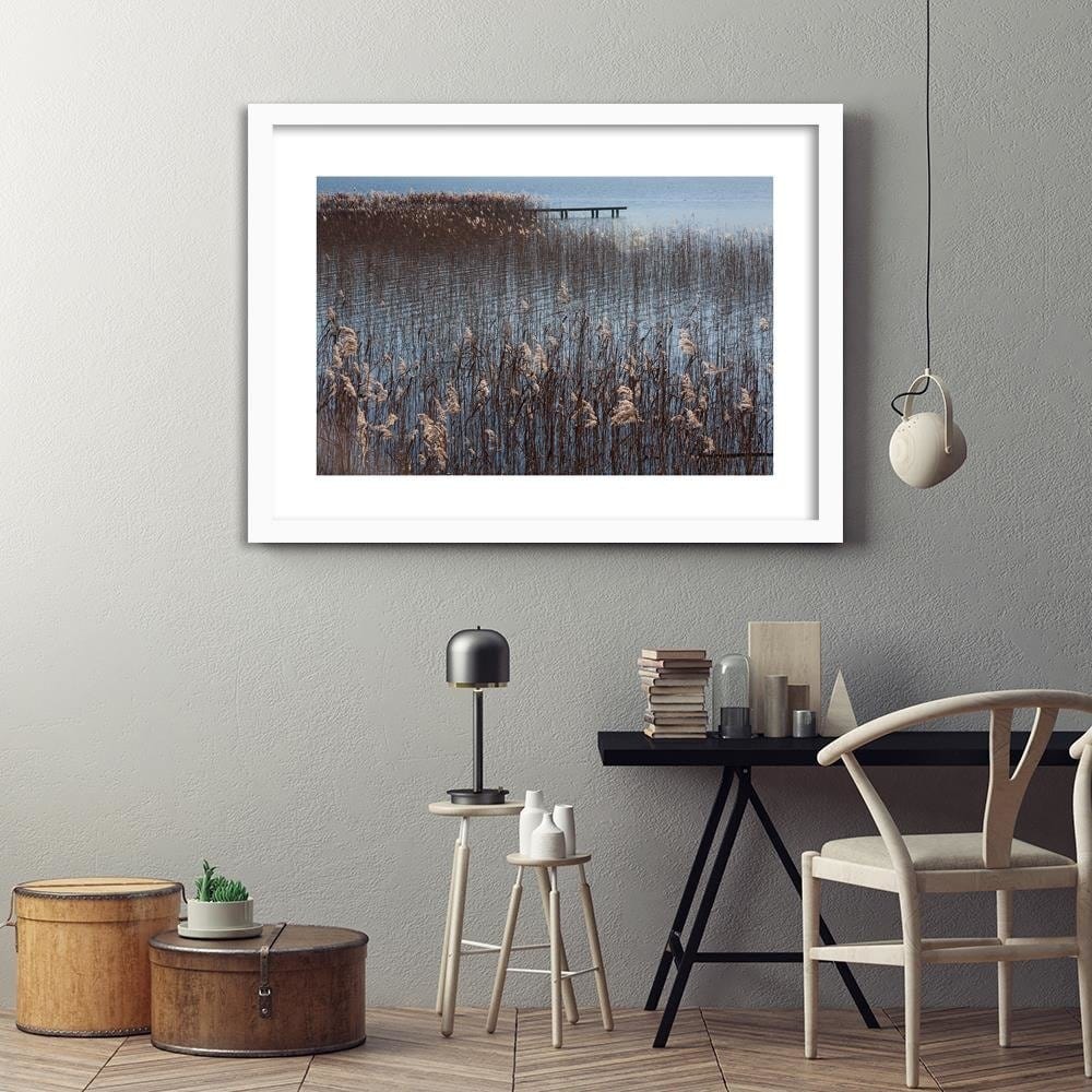 Glezna baltā rāmī - Cane Sea Home Trends DECO