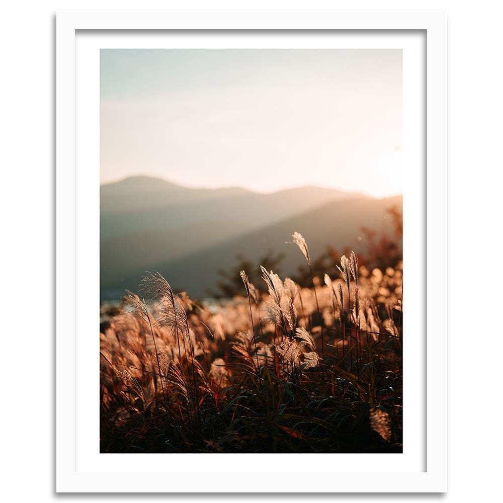 Glezna baltā rāmī - Cereals And Mountains Home Trends DECO