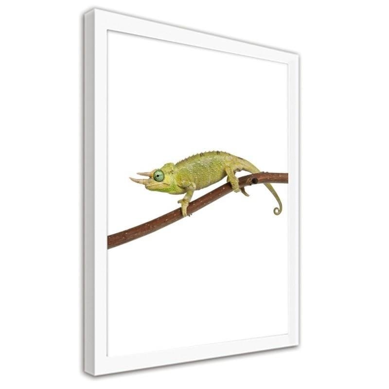 Glezna baltā rāmī - Chameleon Home Trends DECO