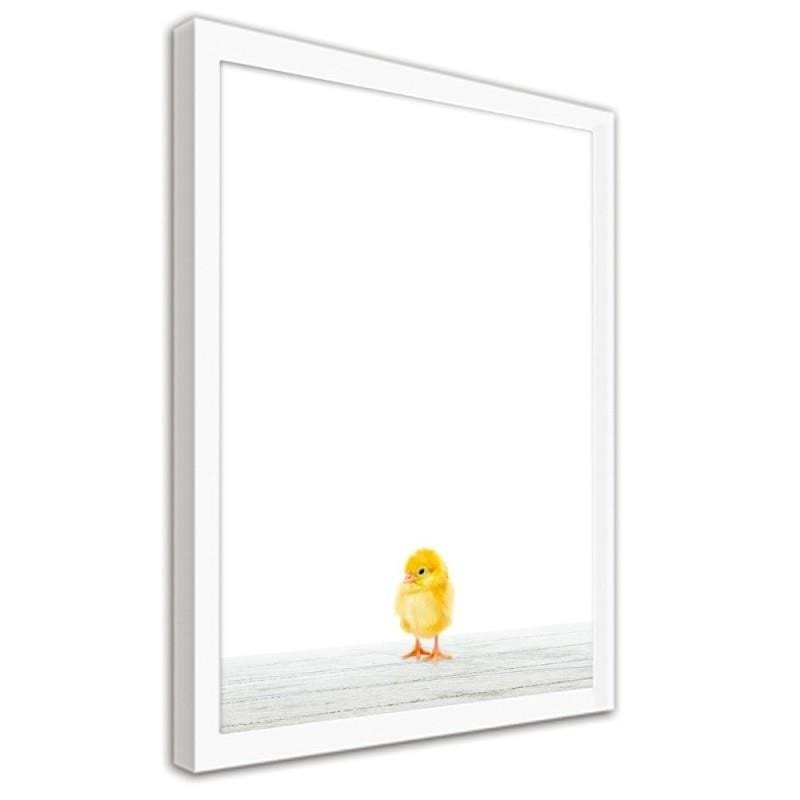 Glezna baltā rāmī - Chicken Home Trends DECO