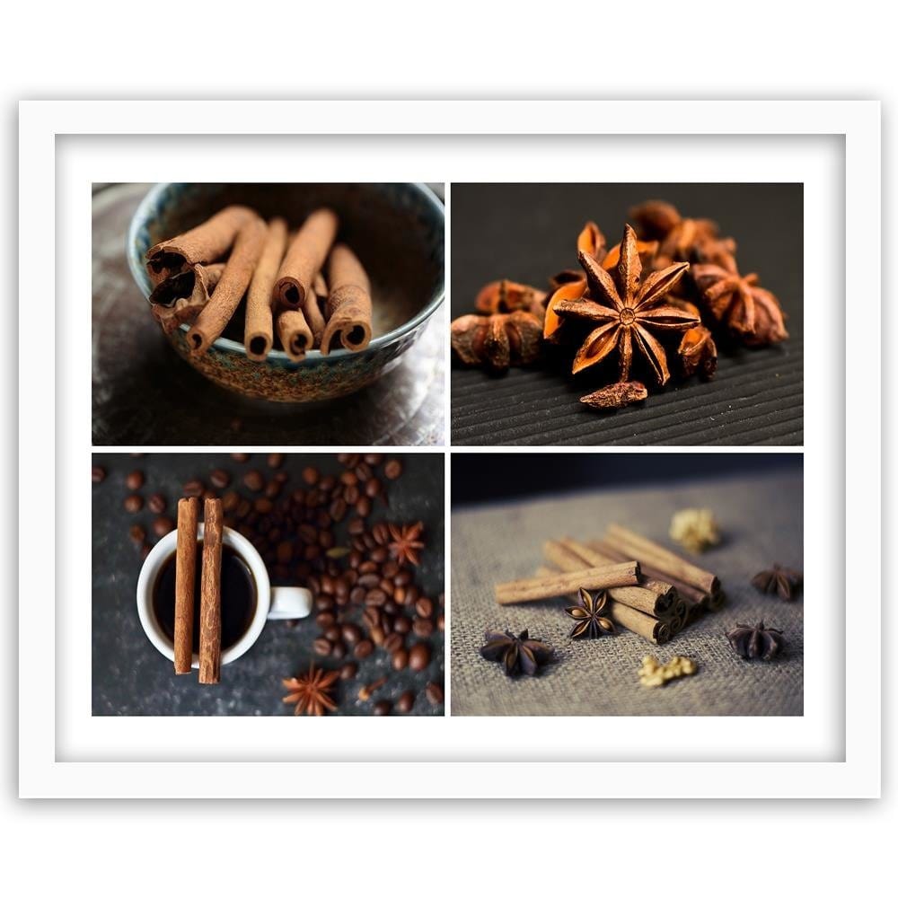 Glezna baltā rāmī - Cinnamon For Decoration Home Trends DECO