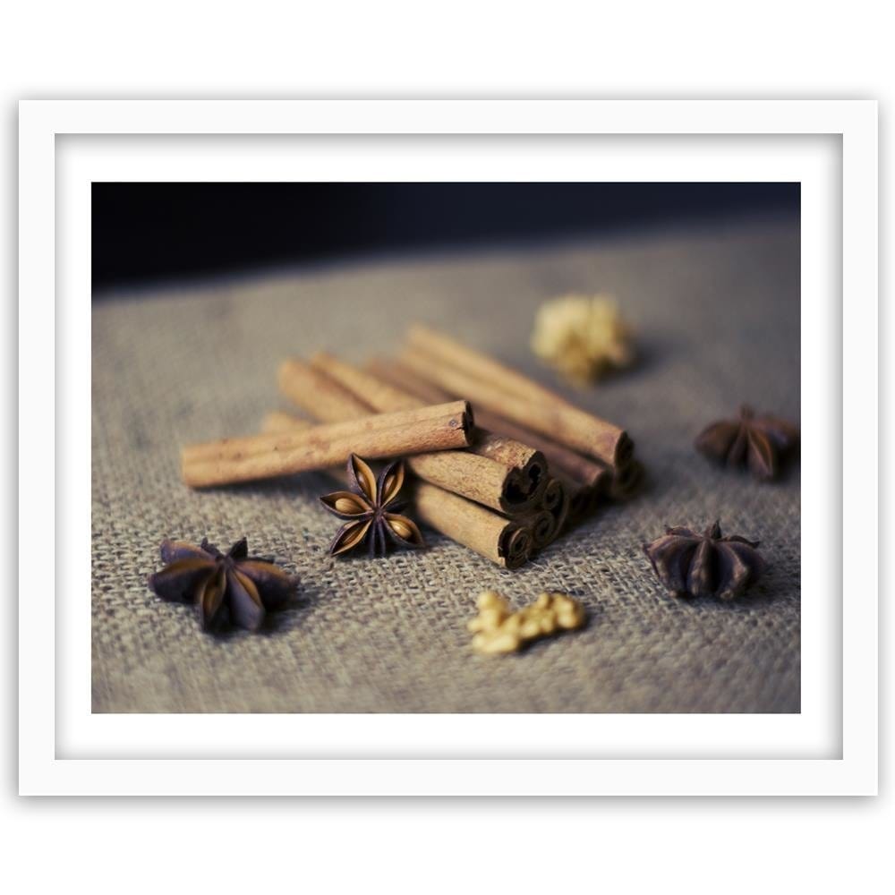 Glezna baltā rāmī - Cinnamon Sticks To Decorate Home Trends DECO