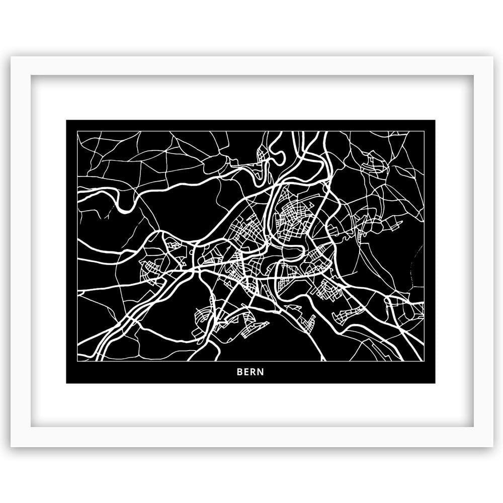 Glezna baltā rāmī - City Brno Home Trends DECO