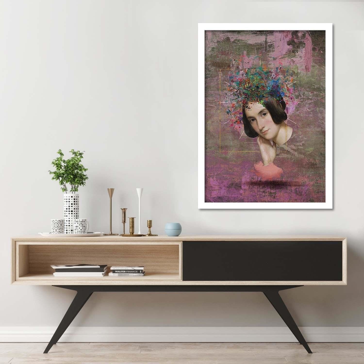 Glezna baltā rāmī - Collage Home Trends DECO