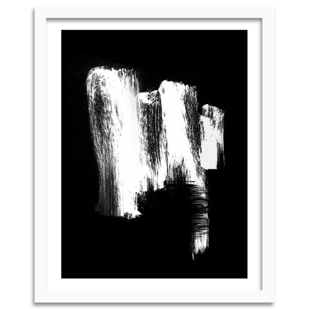 Glezna baltā rāmī - Color Contrast Home Trends DECO