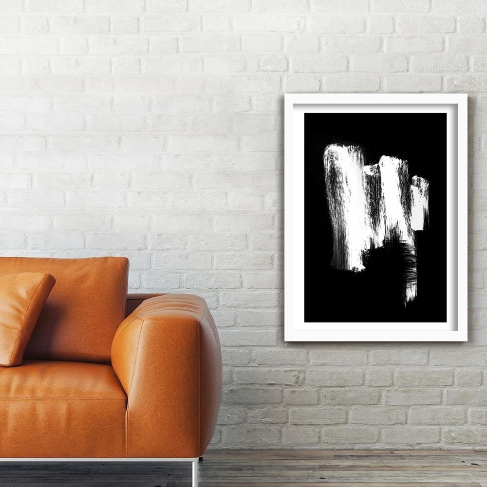 Glezna baltā rāmī - Color Contrast Home Trends DECO
