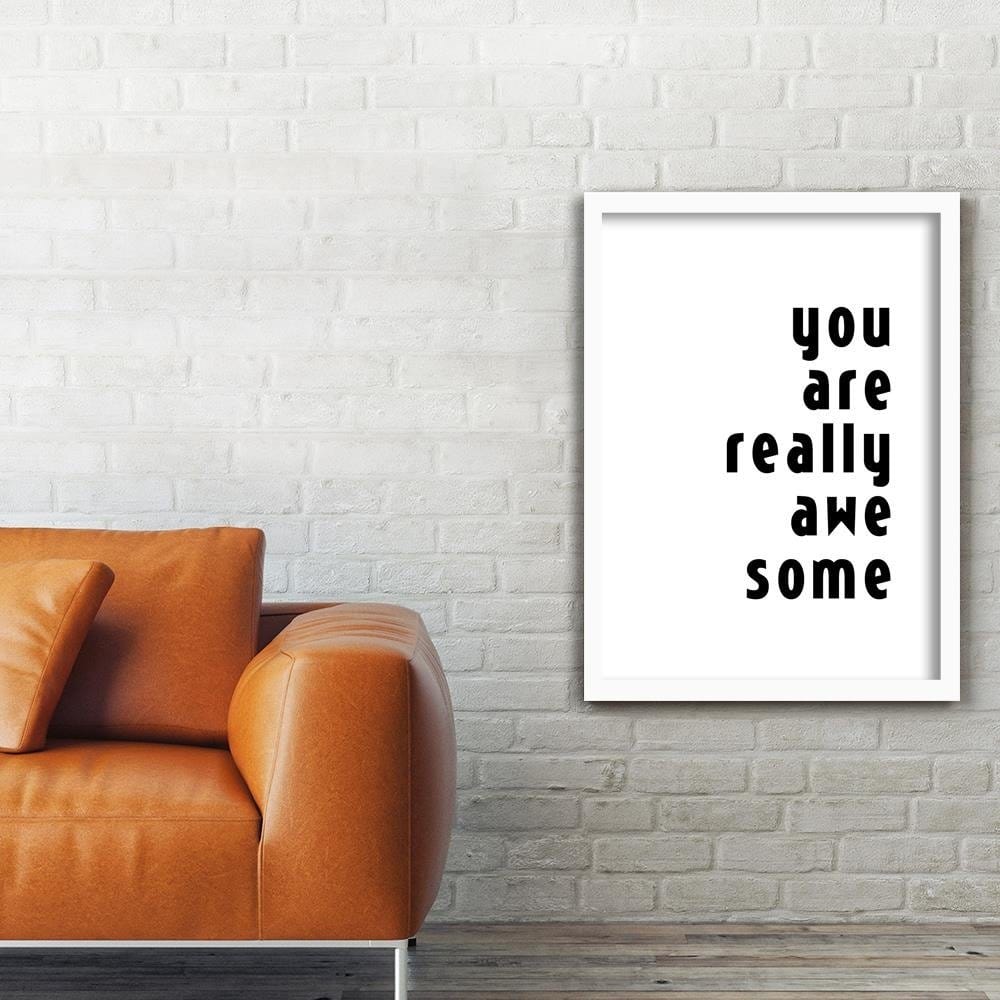 Glezna baltā rāmī - Cover - Awesome Home Trends DECO