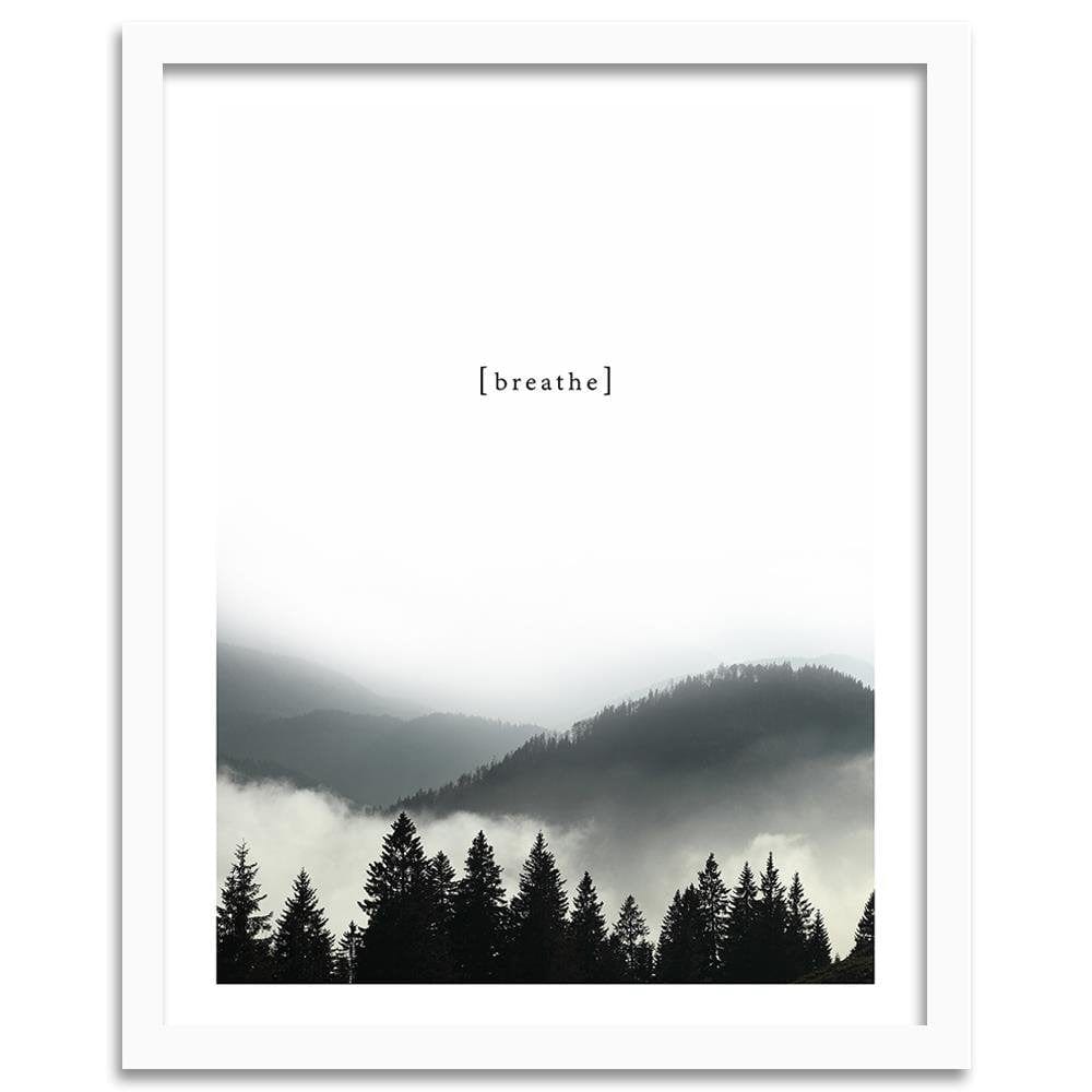 Glezna baltā rāmī - Cover - Breathe Home Trends DECO