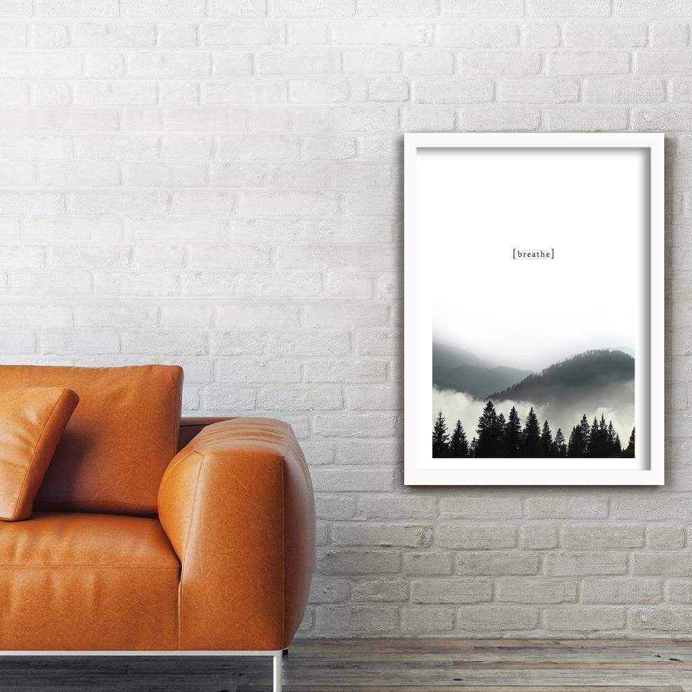 Glezna baltā rāmī - Cover - Breathe Home Trends DECO