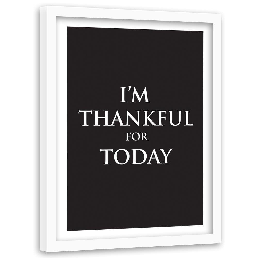 Glezna baltā rāmī - Cover - Gratitude Home Trends DECO