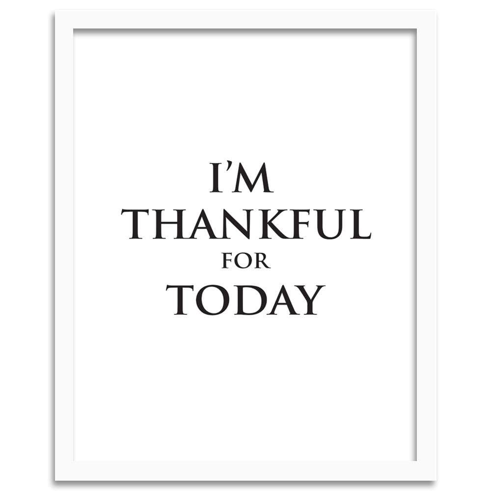 Glezna baltā rāmī - Cover - Gratitude Home Trends DECO